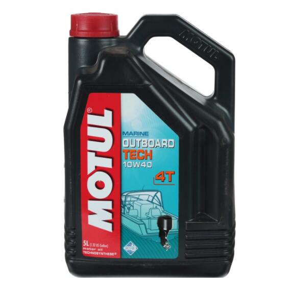 Моторное масло (4-х тактное) Motul Outboard Tech 10W-30 5л, фото 