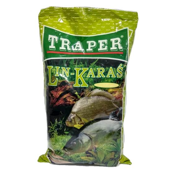 Прикормка TRAPER популярная 1 kг Линь-Карась, фото 