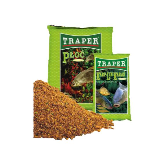 Прикормка TRAPER популярная 1 kг Карп-Линь-Карась, фото , изображение 2