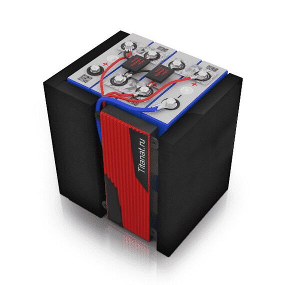 Аккумулятор лодочный 12V 104Ah LiFePO4 Защищён (USB) TITANAT, фото , изображение 2