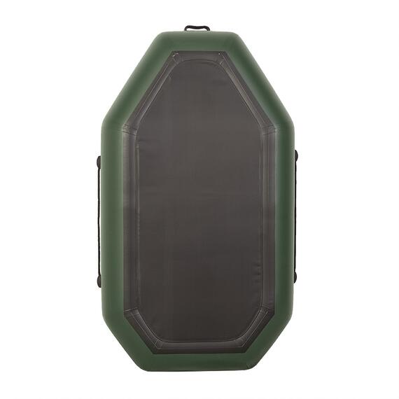 Лодка гребная Лоцман Стандарт 200 ГР зелёная, фото , изображение 3