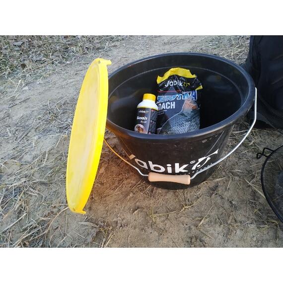 Ведро для прикормки Vabik PRO Black 18 л., Объем: 18л, фото , изображение 4