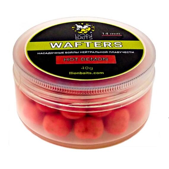 Lion Baits Wafters насадочный Бойл нейтральной плавучести Hot Demon (хот демон) 14мм 40гр, Вкус для группировки: хот демон, фото 