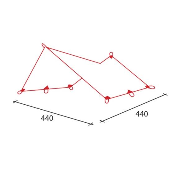 Тент Golden Shark Cover 4.4x4.4, фото , изображение 2