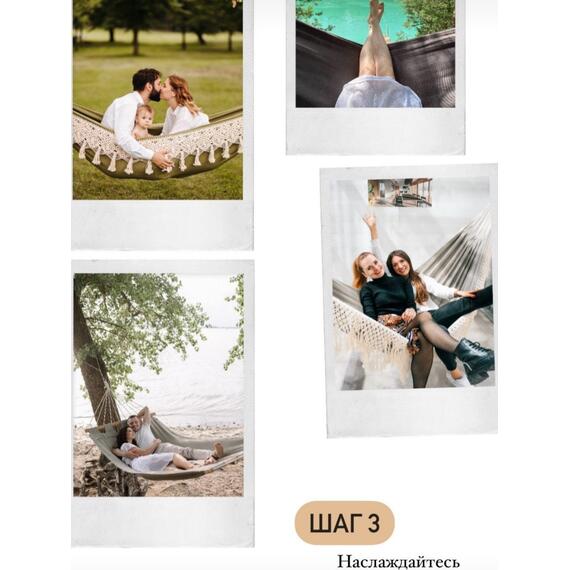 Гамак без брусков Коралл, Цвет: Коралл, фото , изображение 8