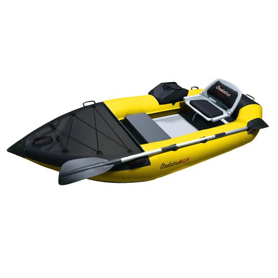 Каяк рыболовный Ондатра 360 (Желтый), Цвет: Желтый/Черный, фото 