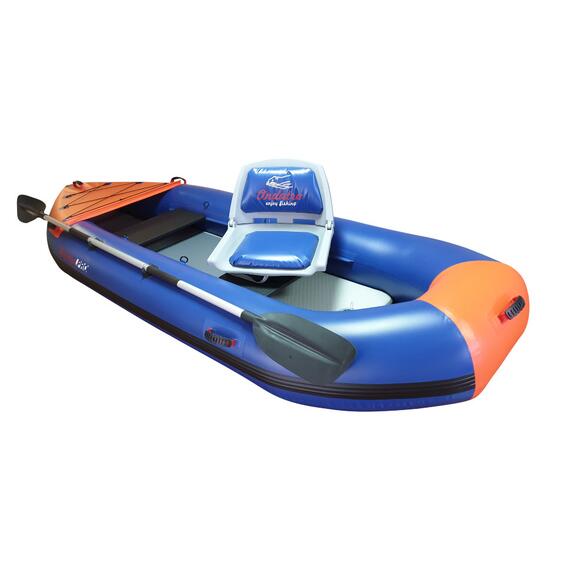 Каяк рыболовный Ондатра 360 (Синий), Цвет: синий/оранжевый, фото , изображение 12