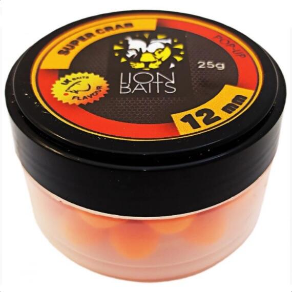 Lion Baits Бойл (pop-up) Super Crab 12 мм - 25 г, Вкус для группировки: Super Crab, фото , изображение 2