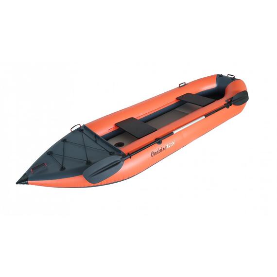 Каяк рыболовный Ондатра 360 (Оранжевый), Цвет: оранжевый/серый, фото , изображение 8