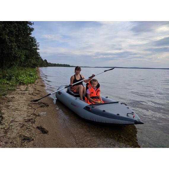 Каяк рыболовный Ондатра 360 (Оранжевый), Цвет: оранжевый/серый, фото , изображение 16