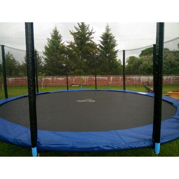 Батут Atlas Sport 435 см (14ft) BASIC с лестницей BLUE, Цвет: синий, Диаметр батута: 435 см (14ft), фото , изображение 3