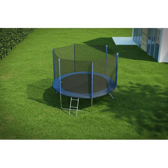 Батут Atlas Sport 252 см (8ft) BASIC с лестницей GREEN, Цвет: зеленый, Диаметр батута: 252 см (8 ft), фото , изображение 9