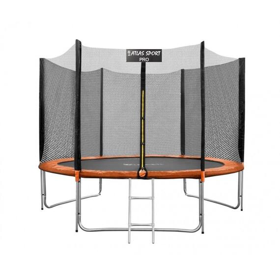 Батут Atlas Sport 312 см (10ft) PRO (усиленные опоры) ORANGE, Цвет: оранжевый, Диаметр батута: 312 см (10 ft), фото 