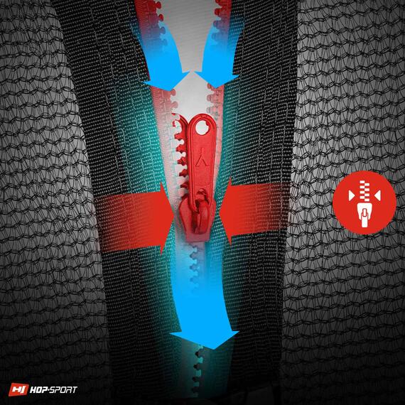 Батут Atlas Sport 404 см (13ft) PRO (усиленные опоры) BLUE, Цвет: синий, Диаметр батута: 404 см (13 ft), фото , изображение 5