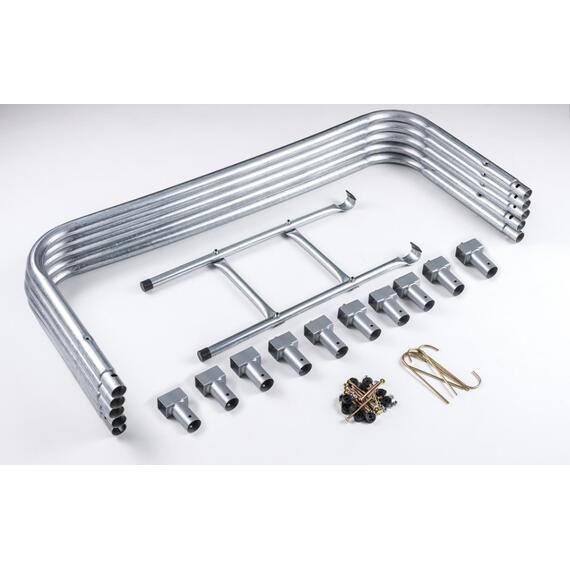 Батут Atlas Sport 374 см (12ft) PRO (усиленные опоры) ORANGE, Цвет: оранжевый, Диаметр батута: 374 см (12 ft), фото , изображение 14