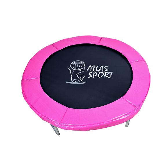 Батут Atlas Sport 140 см (4.5ft) PINK, Цвет: розовый, Диаметр батута: 140 см (4,5 ft), фото , изображение 2