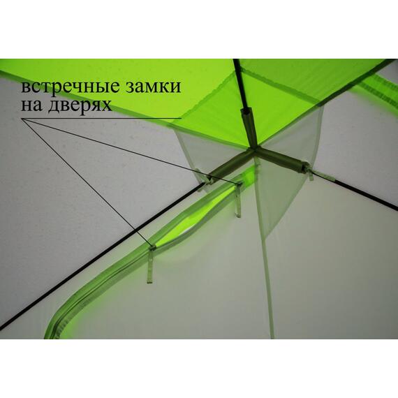 Зимняя палатка Лотос Куб 3 Классик С9 (Оранжевый), Цвет: оранжевый, Вместимость (чел): 3, фото , изображение 18