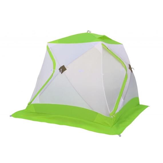 Зимняя палатка Лотос Куб 3 Классик А8 (Оранжевый), Цвет: оранжевый, Вместимость (чел): 3, фото , изображение 5