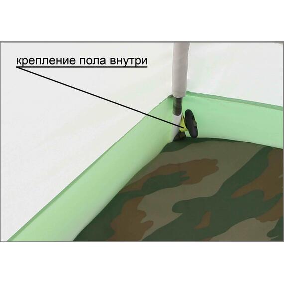 Зимняя палатка Лотос 3 (Салатовый), Цвет: салатовый, Вместимость (чел): 3, фото , изображение 22