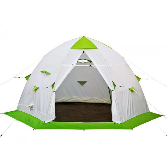 Зимняя палатка Лотос 5С (Белый) + пол ПУ4000, Цвет: белый, Вместимость (чел): 4+, фото , изображение 6