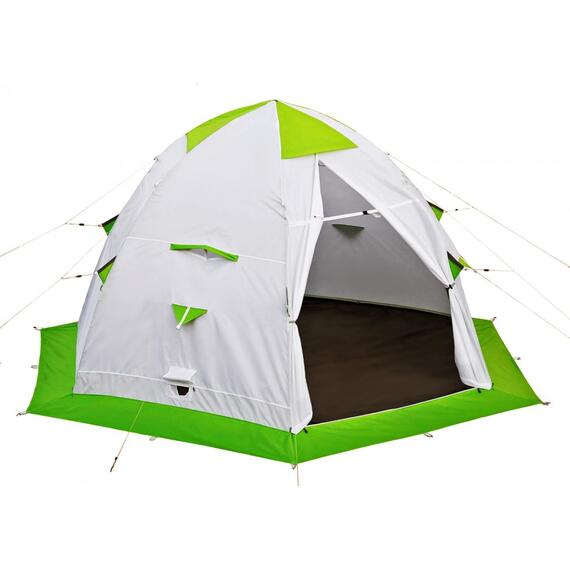 Зимняя палатка Лотос 5С (Белый) + пол ПУ4000, Цвет: белый, Вместимость (чел): 4+, фото , изображение 7