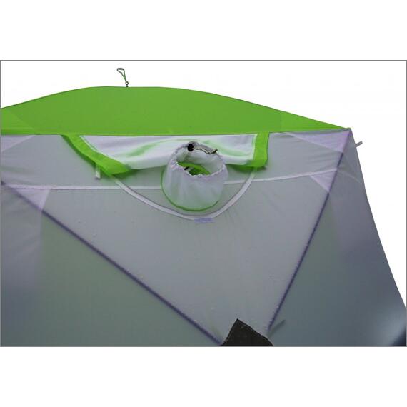 Зимняя палатка Лотос Куб 3 Классик А8 (Оранжевый), Цвет: оранжевый, Вместимость (чел): 3, фото , изображение 10