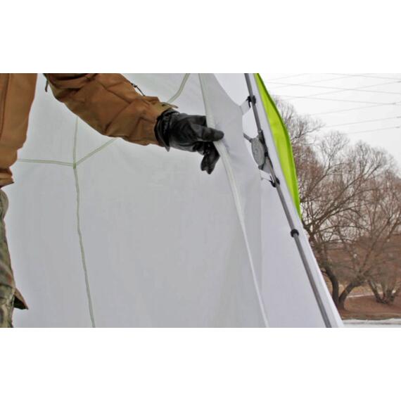 Зимняя палатка Лотос Куб 3 Классик С9 (Оранжевый), Цвет: оранжевый, Вместимость (чел): 3, фото , изображение 24