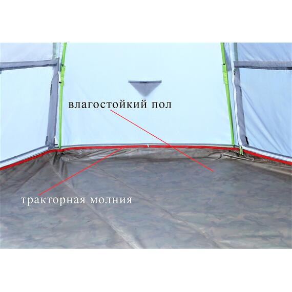 Зимняя палатка Лотос 5С (Белый) + пол ПУ4000, Цвет: белый, Вместимость (чел): 4+, фото , изображение 16