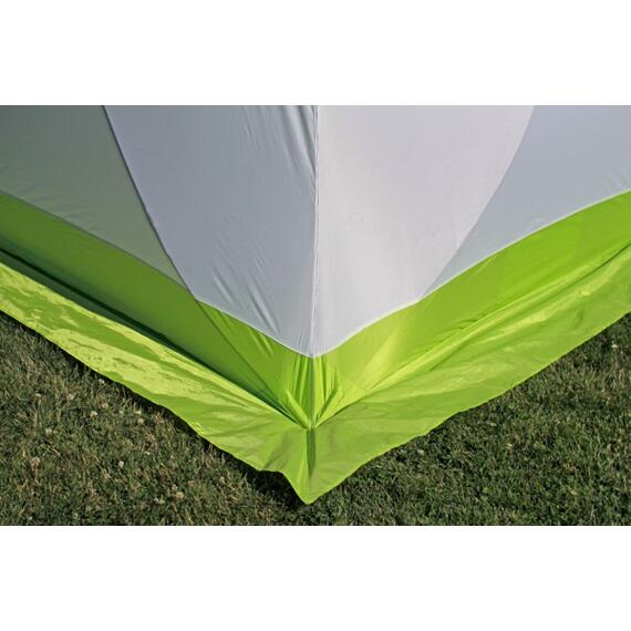 Утепленная палатка Лотос Куб 3 Классик С9Т (Салатовый), Цвет: салатовый, Вместимость (чел): 3, фото , изображение 20