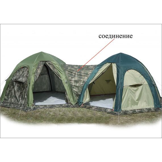Соединение палаток ЛОТОС 5/5 (камуфляж, ПУ3000), Цвет: камуфляж, фото 