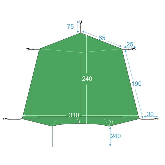 Козырёк Лотос 3 (Летний), фото , изображение 3
