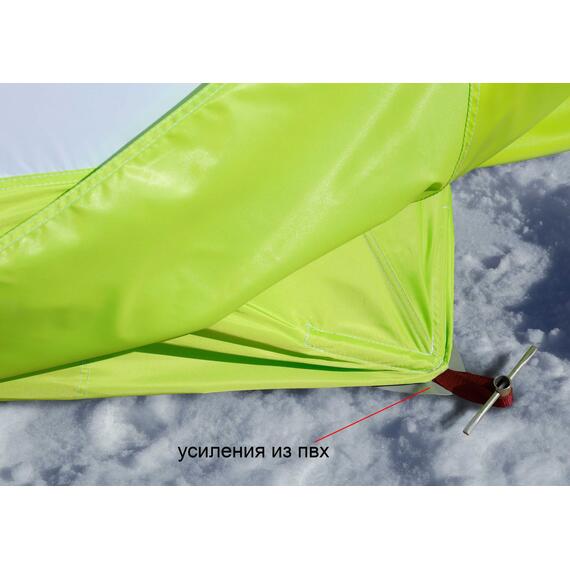 Зимняя палатка Лотос Куб 4 Компакт (Салатовый), фото , изображение 7