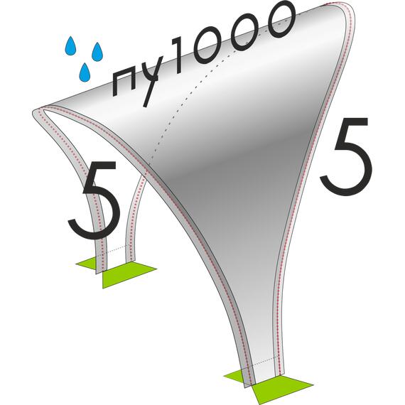 Соединение палаток ЛОТОС 5/5 (салатовый, ПУ1000), фото , изображение 4