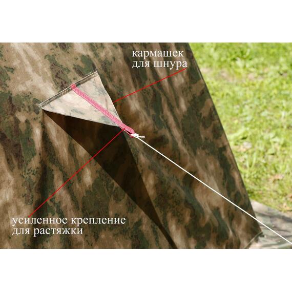 Универсальная палатка Лотос 5У Шторм (Оливковый), Цвет: оливковый, Вместимость (чел): 4, Кол-во граней: 6, фото , изображение 28