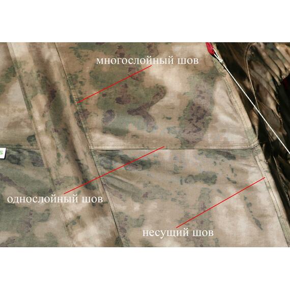 Универсальная палатка Лотос 5У Шторм (Оливковый), Цвет: оливковый, Вместимость (чел): 4, Кол-во граней: 6, фото , изображение 29