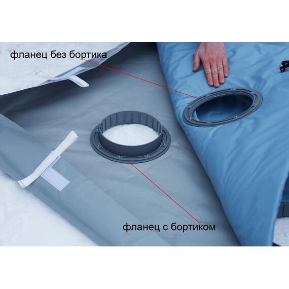 Дно гидро-термоизоляционное Лотос КубоЗонт 4 (260х260) с фланцами, фото , изображение 7