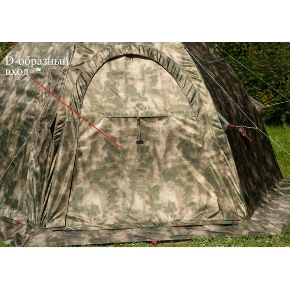 Универсальная палатка Лотос 5У Шторм (Серо-салатовый), Цвет: Серо-салатовый, Вместимость (чел): 4, Кол-во граней: 6, фото , изображение 13