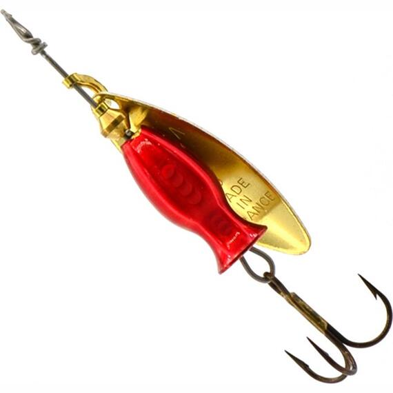 Блесна Mepps Aglia Long Heavy 1+ OR-OR/RGE золото 12g (C61), Цвет: Gold, Вес блесны (г): 12, фото , изображение 2