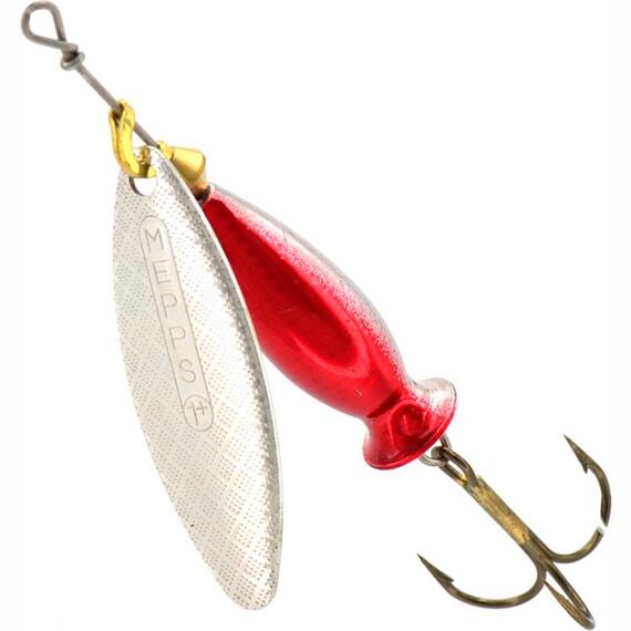 Блесна Mepps Aglia Long Heavy 1+ AG-AG/RGE серебро 12g (C59), Цвет: Silver, Вес блесны (г): 12, фото 