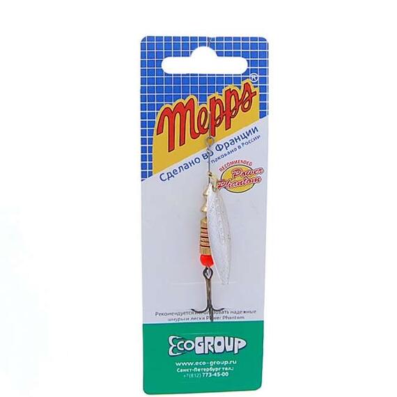 Блесна Mepps Aglia Long 1 AG серебро 4,5g (C47), Цвет: Silver, Вес блесны (г): 4,5, фото , изображение 3