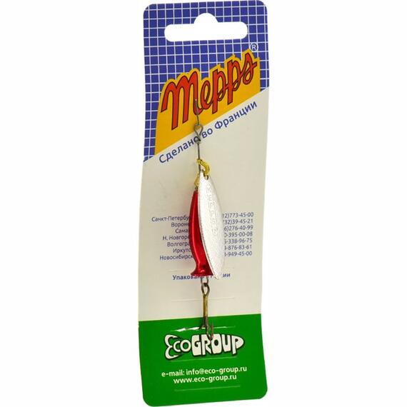 Блесна Mepps Aglia Long Heavy 1 AG-AG/RGE серебро 8g (C56), Цвет: Silver, Вес блесны (г): 8, фото , изображение 3