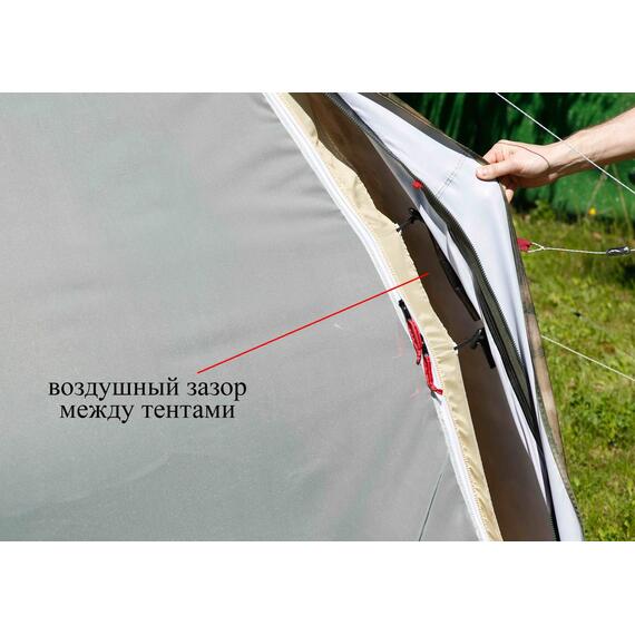 Универсальная утепленная палатка Лотос 5УТ Шторм (Оливковый), фото , изображение 23