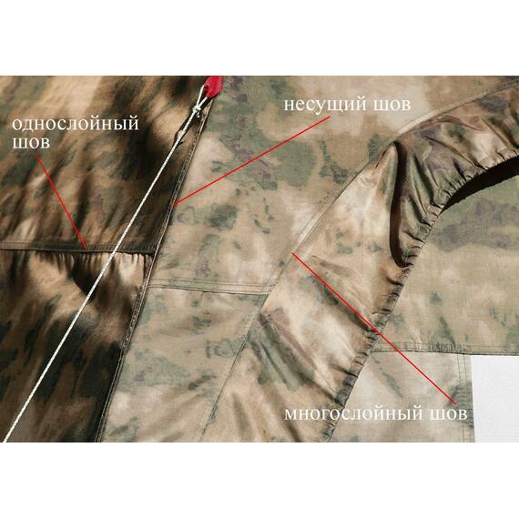 Универсальная палатка Лотос 5У Шторм (Серо-салатовый), Цвет: Серо-салатовый, Вместимость (чел): 4, Кол-во граней: 6, фото , изображение 31