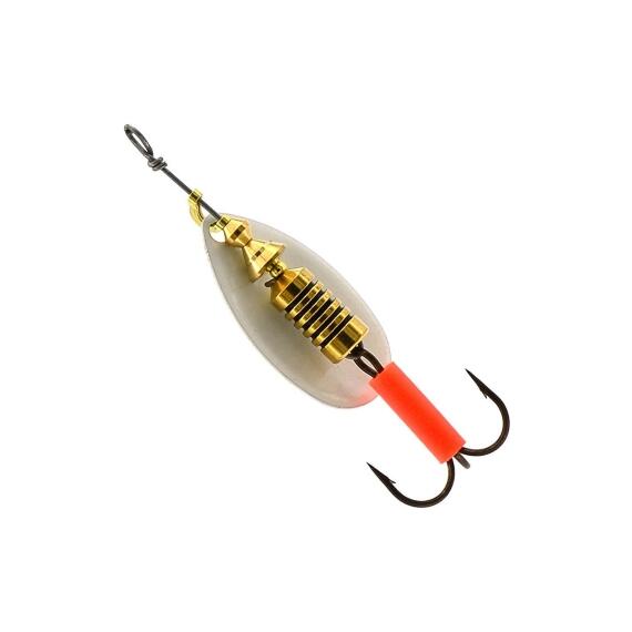 Блесна Mepps Aglia Fluo 3 Phospho фосфор 6,5g (E21), Цвет: Phospho/Белая (светится в темноте), Вес блесны (г): 6,5, фото , изображение 2