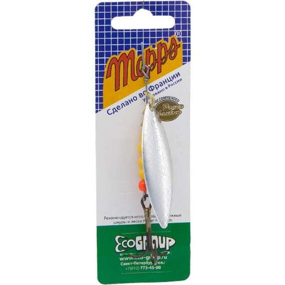 Блесна Mepps Aglia Long 4 AG серебро 17g (F30), Цвет: Silver, Вес блесны (г): 17, фото , изображение 3