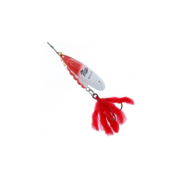 Блесна вращающаяся MEPPS AGLIA Red/White 7 (30 г), фото 