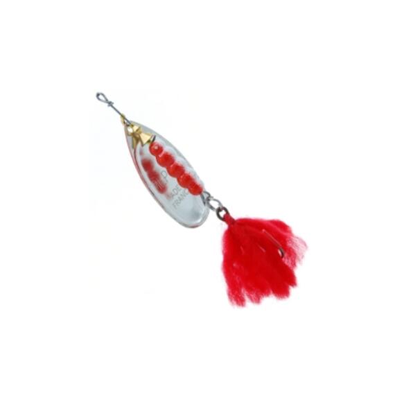 Блесна вращающаяся MEPPS AGLIA Red/White 7 (30 г), фото , изображение 2