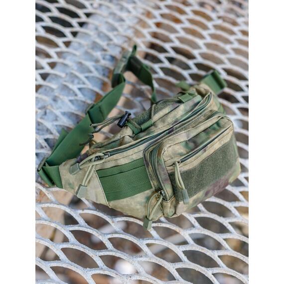 Сумка поясная Реплика США CH-066 (hdt fg), Цвет: болотный камуфляж, фото , изображение 4