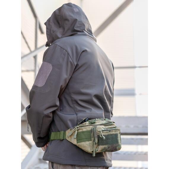 Сумка поясная Реплика США CH-066 (hdt fg), Цвет: болотный камуфляж, фото , изображение 7