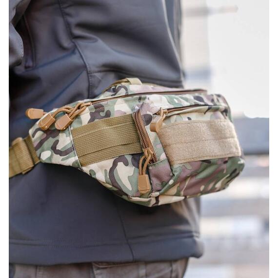 Сумка поясная Реплика США CH-066 (mtp), Цвет: песочный камуфляж, фото , изображение 7